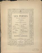 Les Perses, tragédie d'Eschyle, traduction française de A.-F. Herold, transcriptions diverses,..., musique de Xavier Leroux